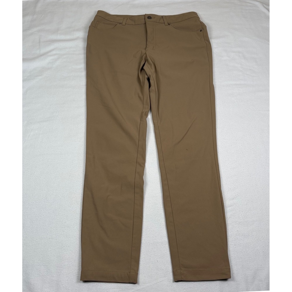 VRST Skinny Mens Khaki Tan Fit Stretch Performance Golf‎ Pants 32x30